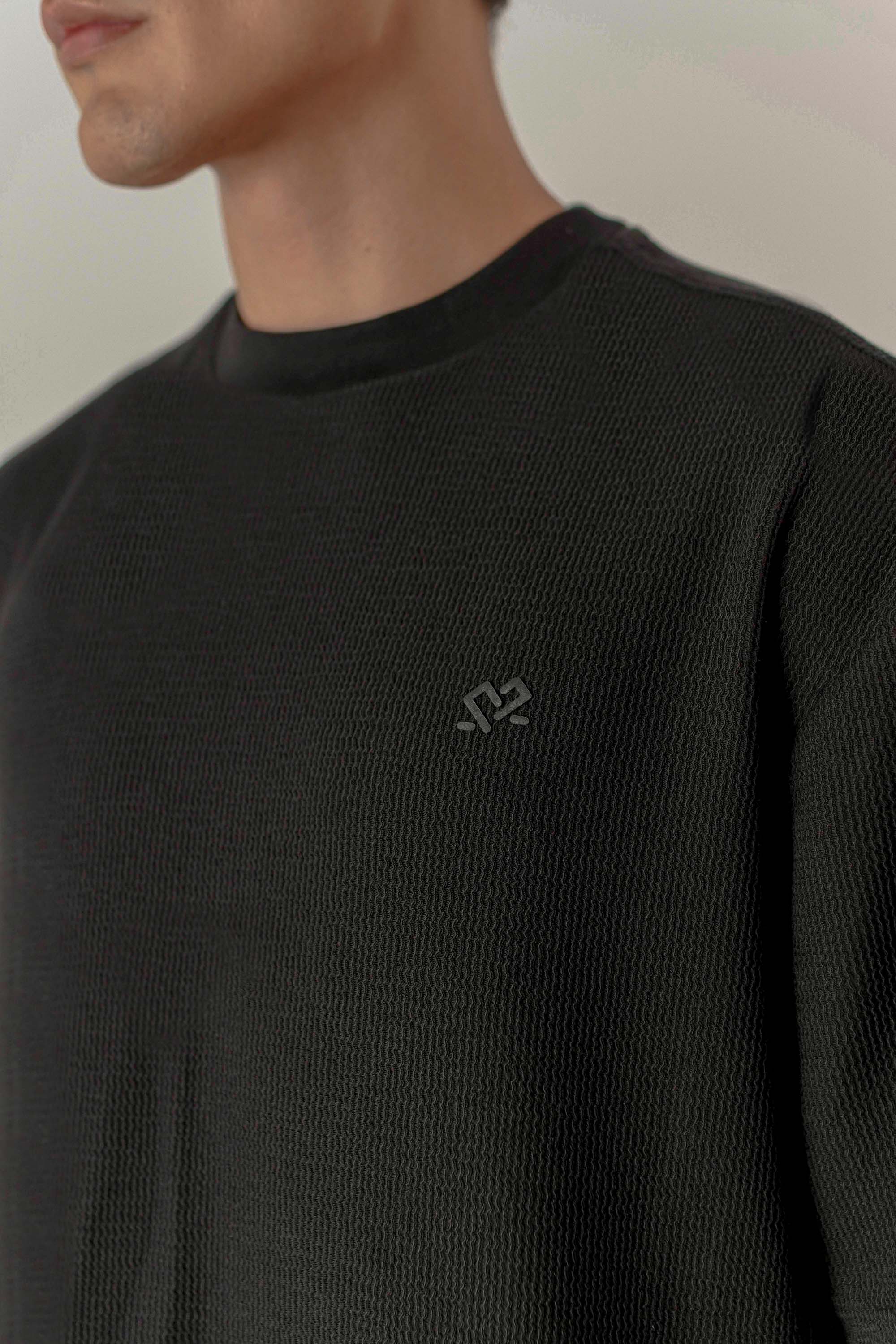 Texture T-shirt Oversized Hombre