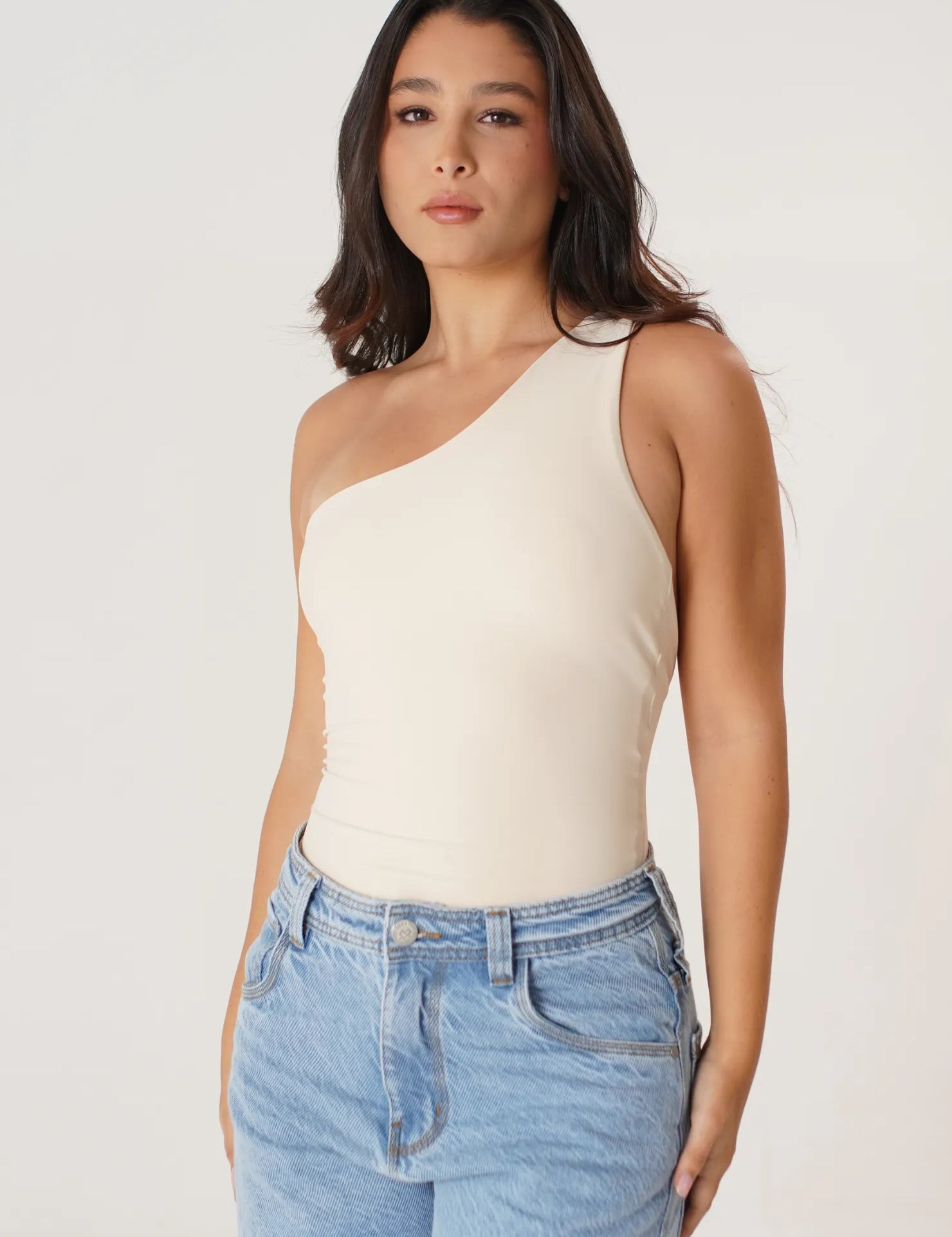 Body Un Solo Hombro Slim Fit Dama