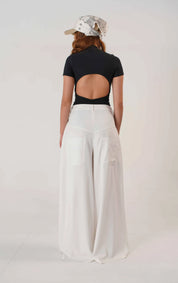 Body Con Abertura Pecho Slim Fit Dama