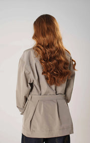 Chaqueta Cinturon Regular Dama