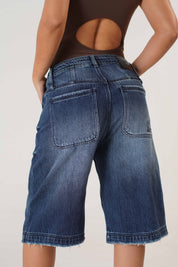 Bermuda Indigo Baggy Dama