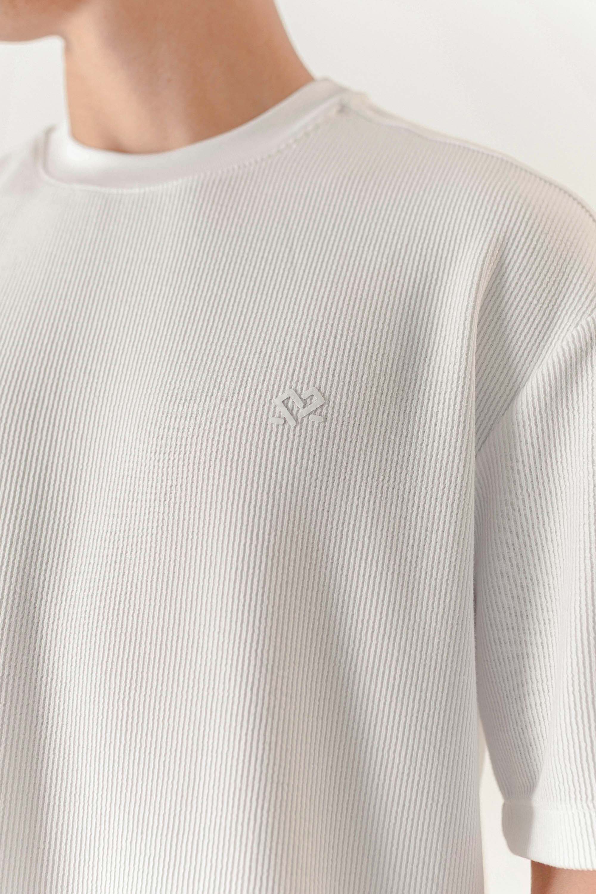 TEXTURE T-SHIRT OVERSIZE UNISEX