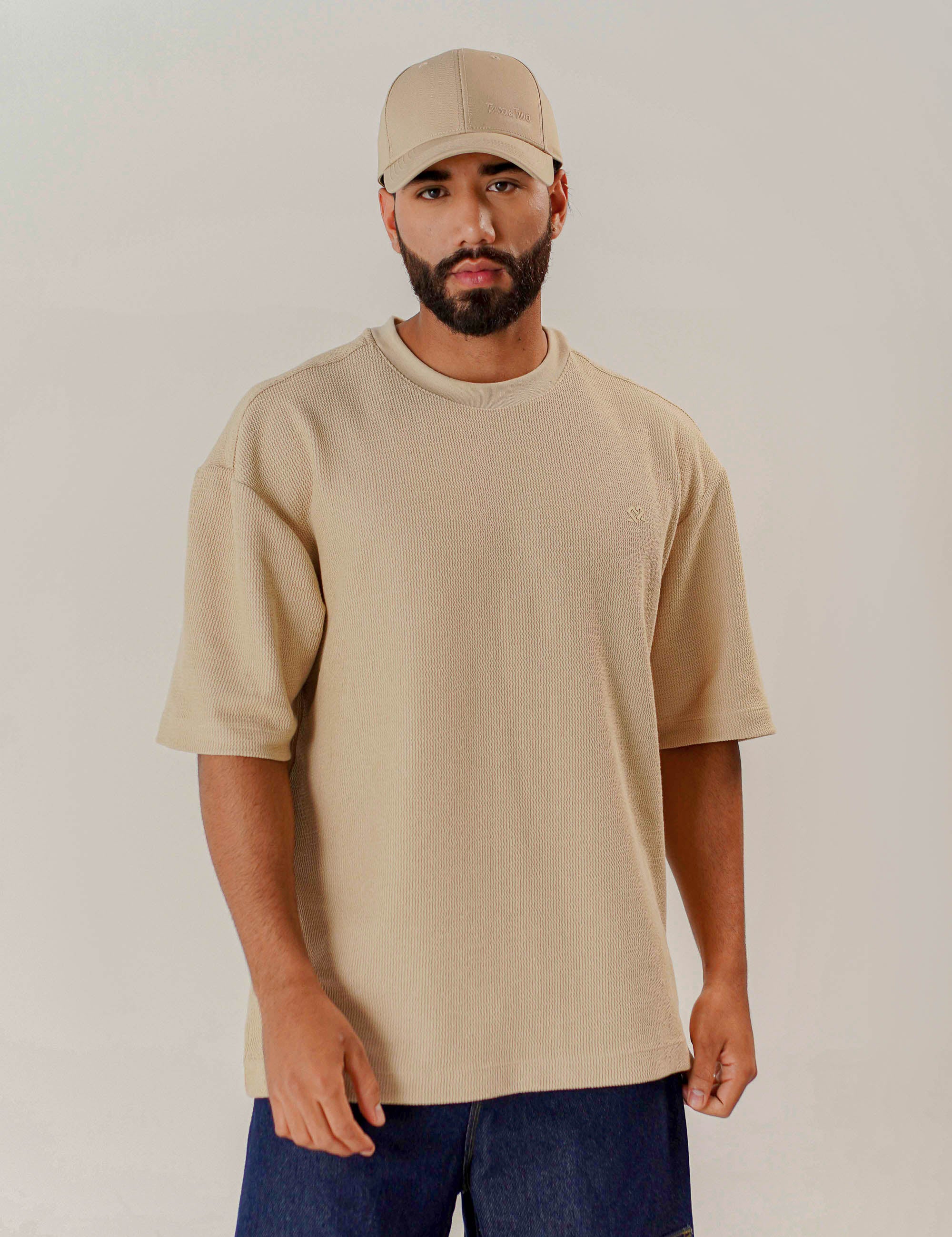 TEXTURE T-SHIRT OVERSIZE UNISEX