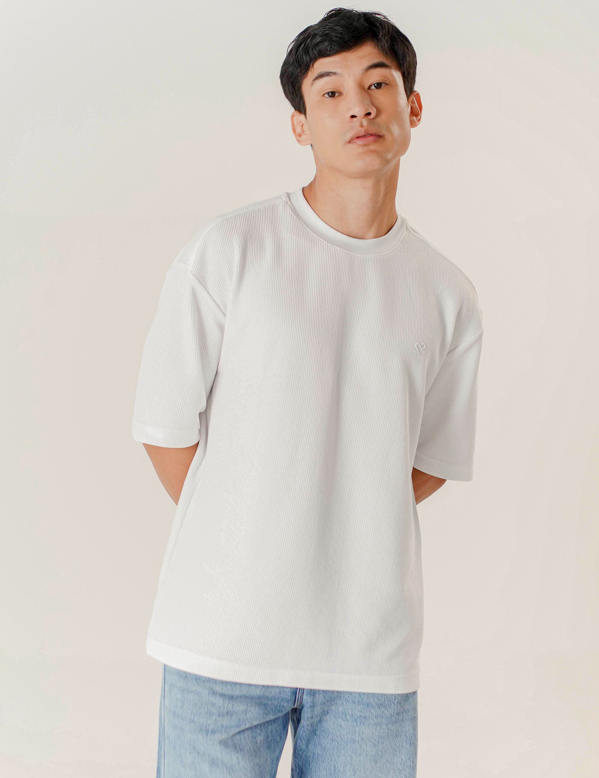 TEXTURE T-SHIRT OVERSIZE UNISEX