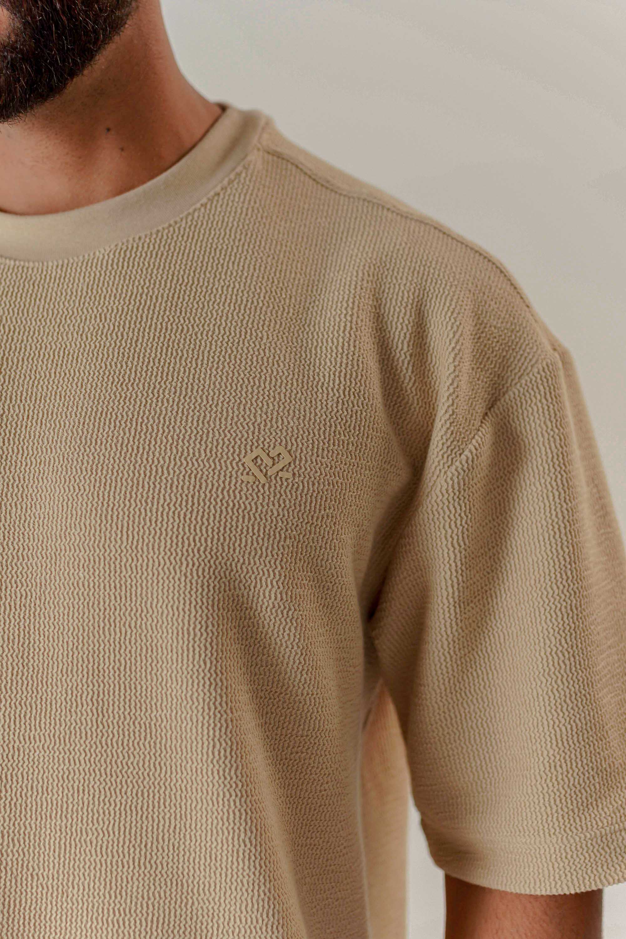 TEXTURE T-SHIRT OVERSIZE UNISEX