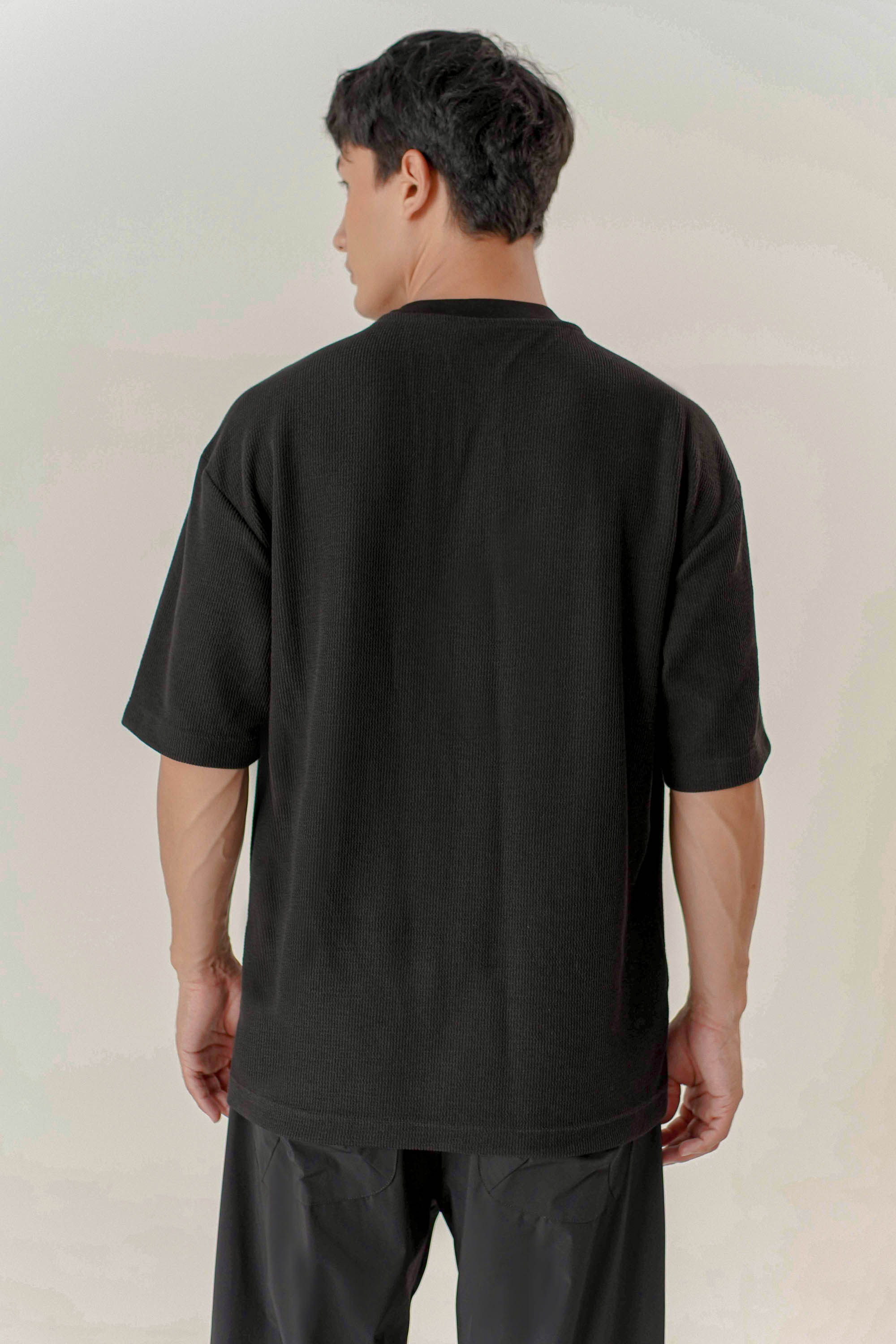 TEXTURE T-SHIRT OVERSIZE UNISEX