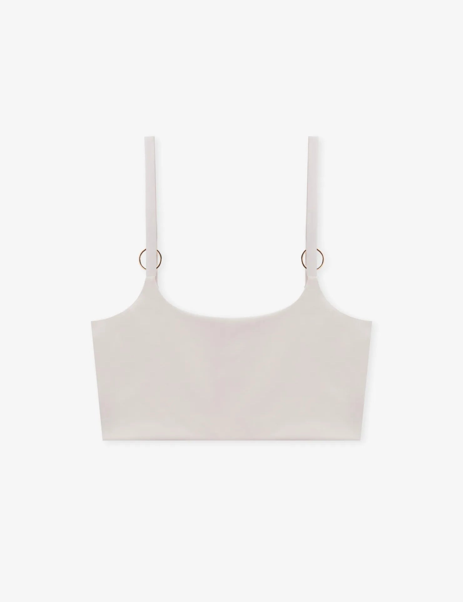 TOP CORTO CON ARGOLLA SLIM FIT DAMA BEIGE