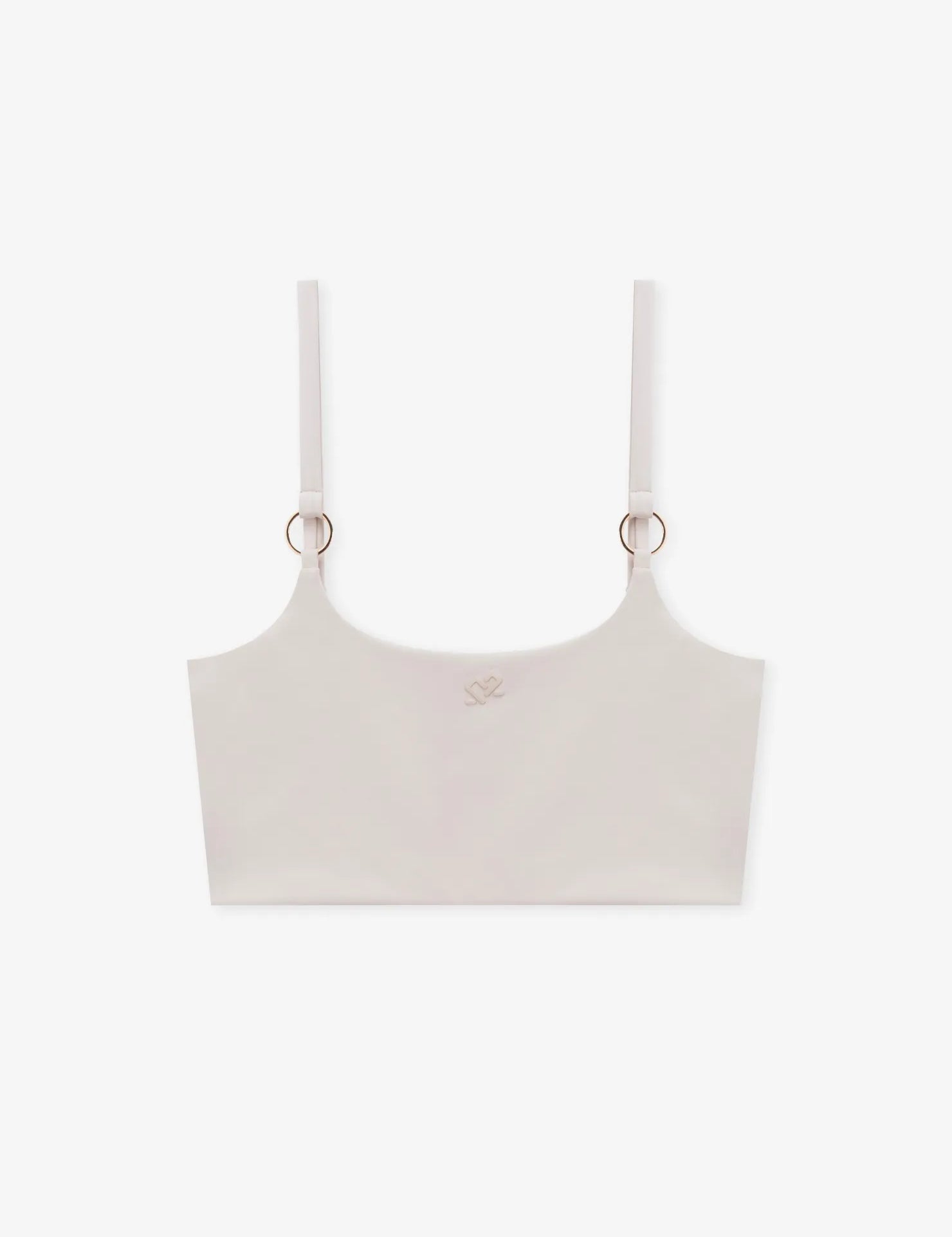 TOP CORTO CON ARGOLLA SLIM FIT DAMA BEIGE