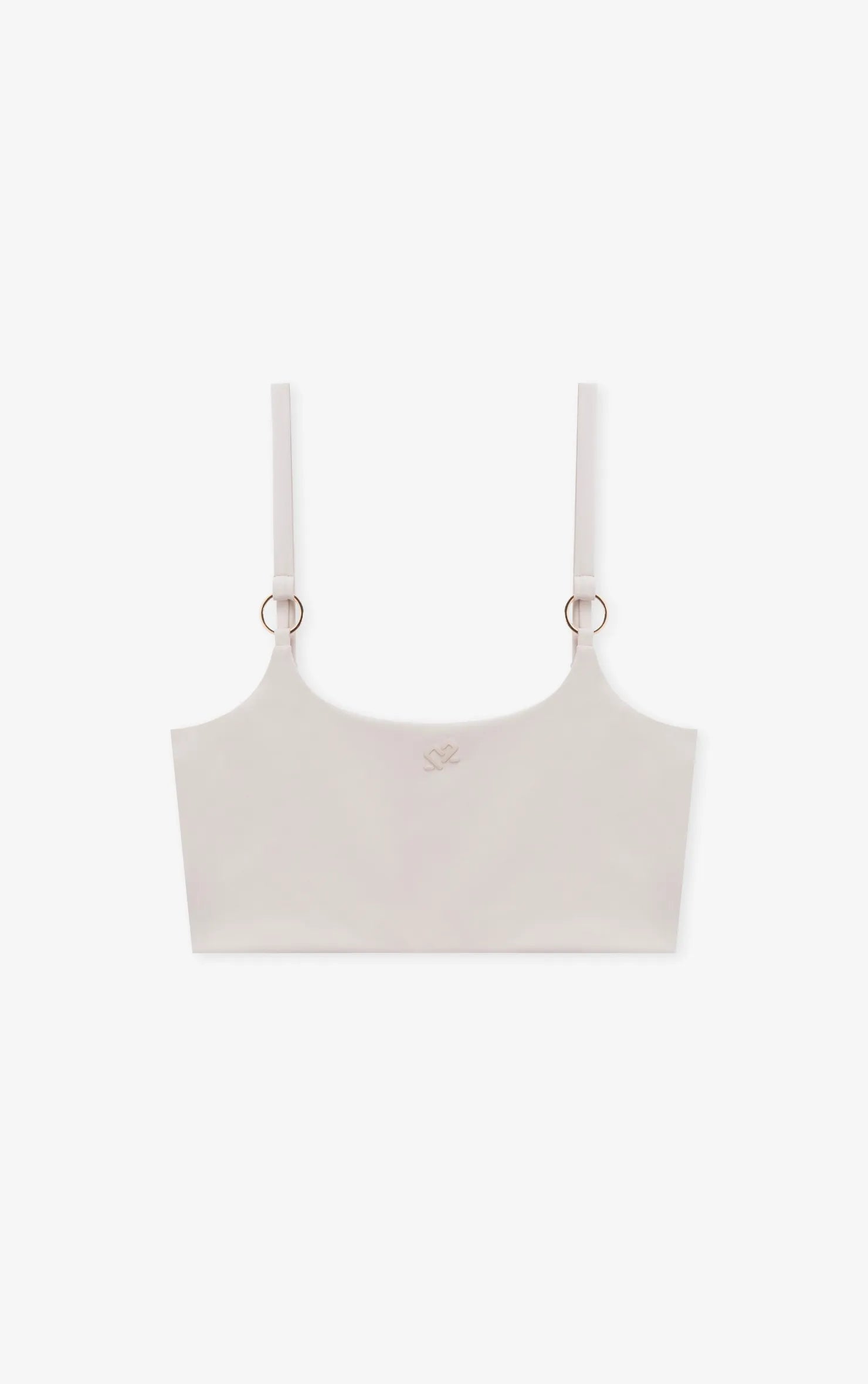 TOP CORTO CON ARGOLLA SLIM FIT DAMA BEIGE