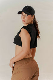 TSHIRT SUPER CROP TOP SLIM FIT DAMA