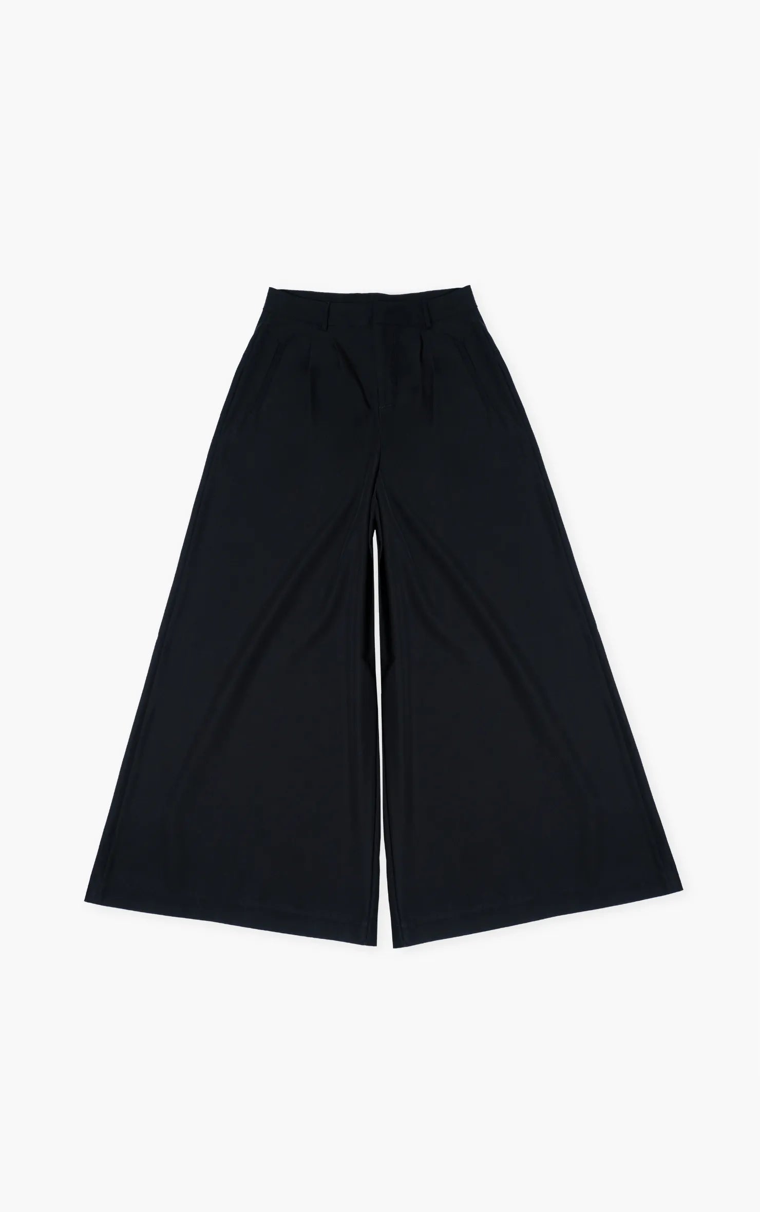 WIDE FLOW PANTS NEGRO SUPER WIDE LEG DAMA TWO&TWO