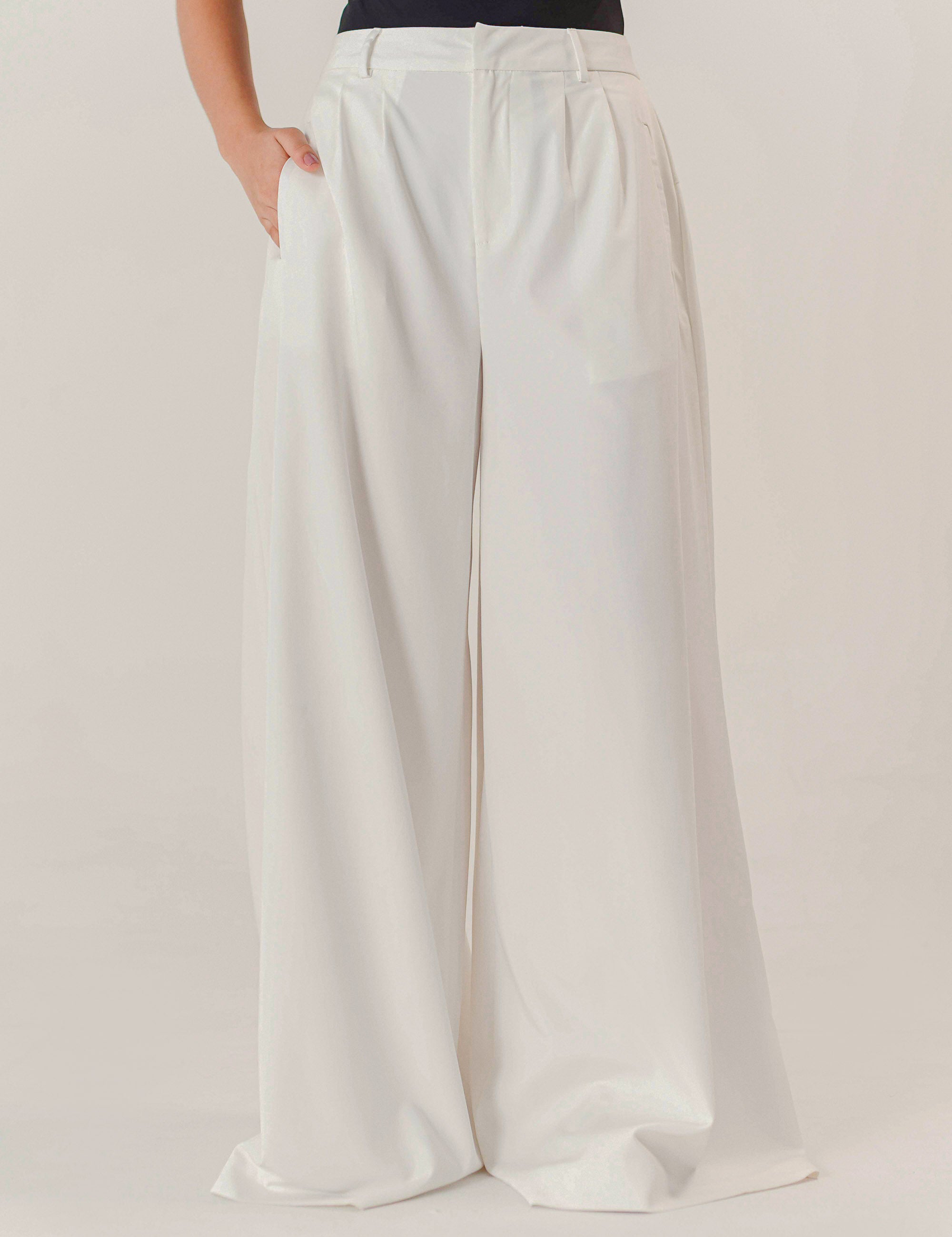 WIDE FLOW PANTS SUPER WIDE LEG DAMA TWO&TWO