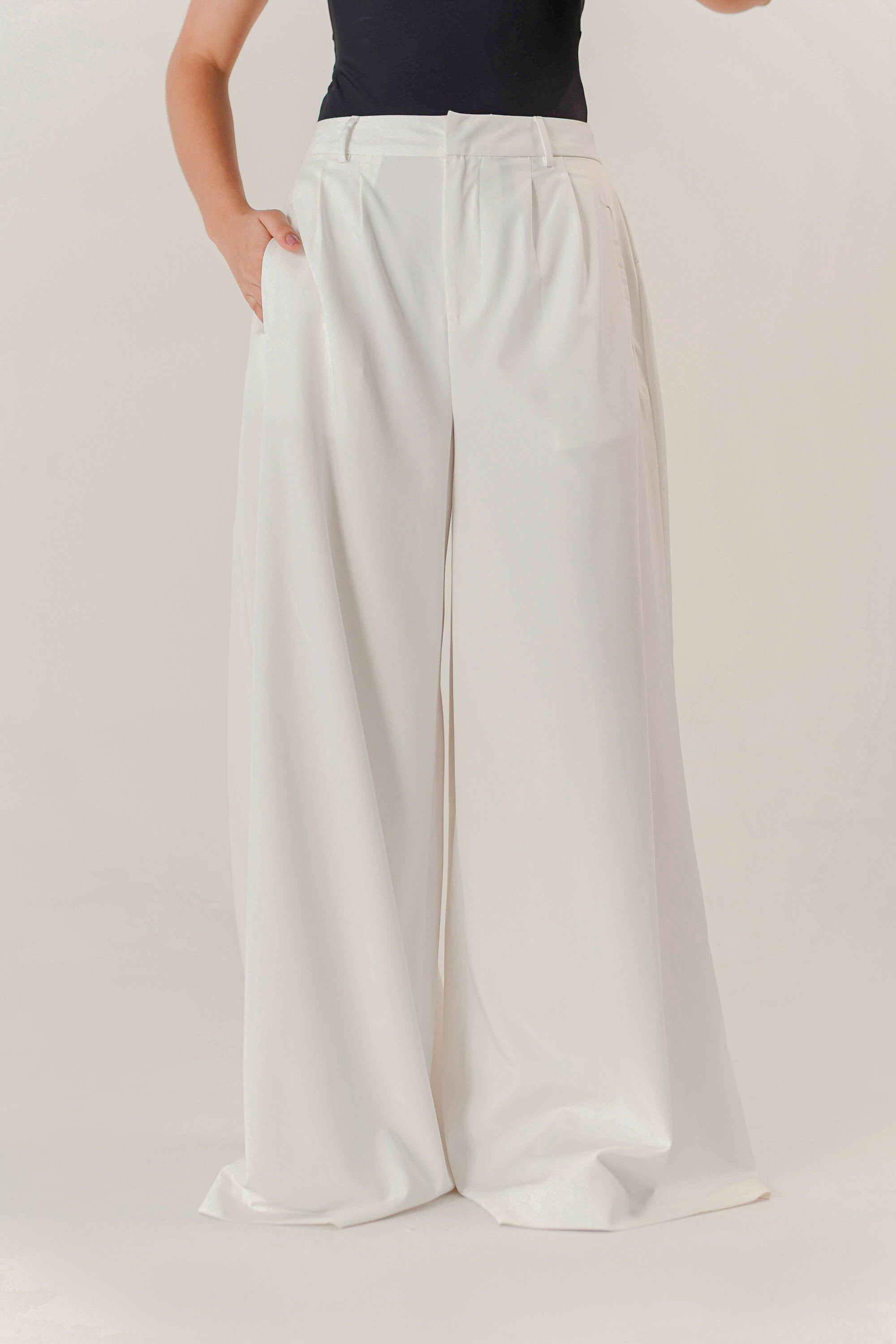WIDE FLOW PANTS SUPER WIDE LEG DAMA TWO&TWO