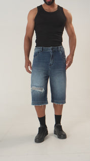 Bermuda Indigo Baggy Hombre