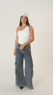 Body Un Solo Hombro Slim Fit Dama