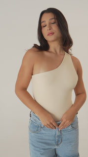 Body Un Solo Hombro Slim Fit Dama