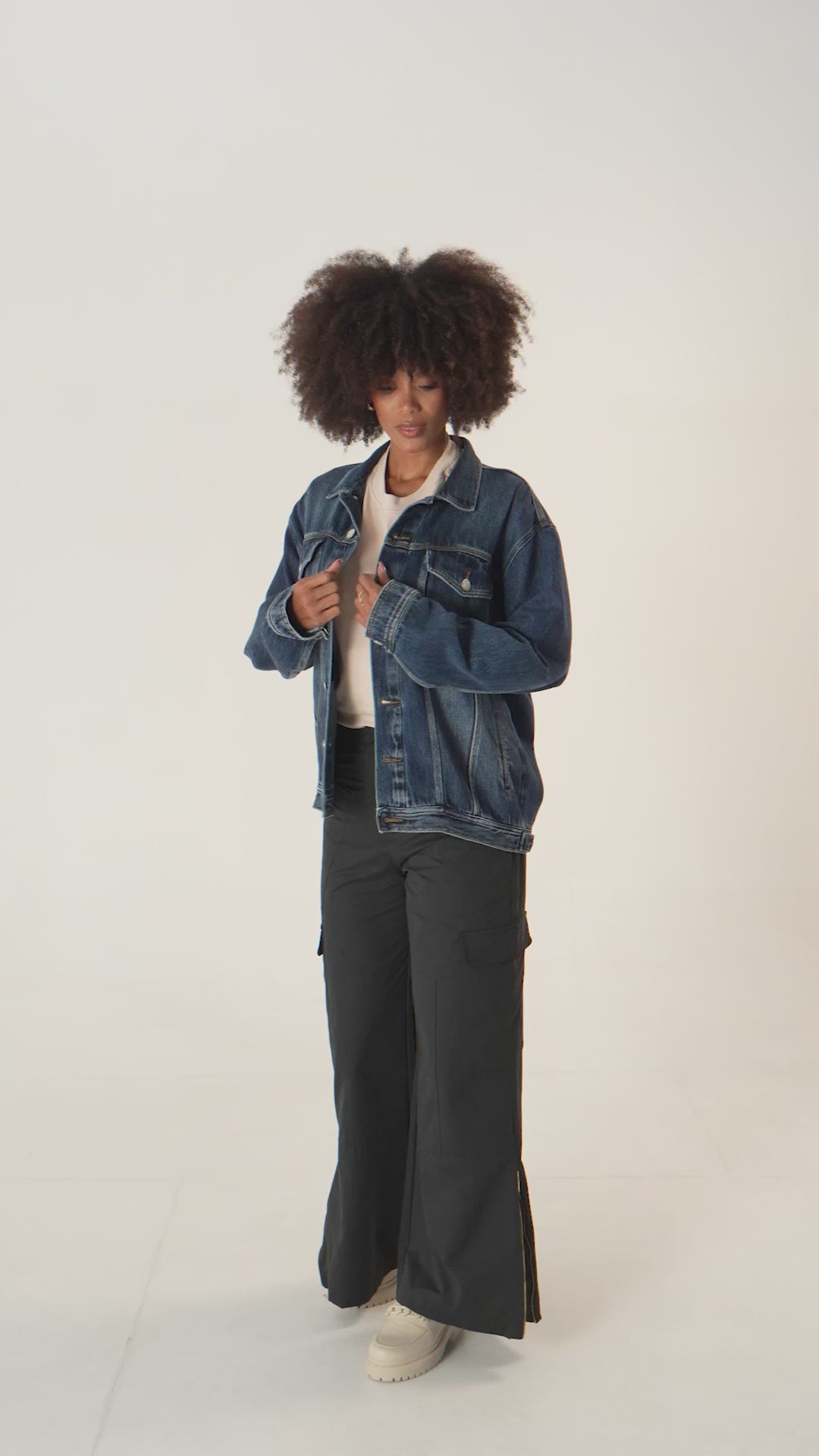 Chaqueta Denim Oversized Unisex